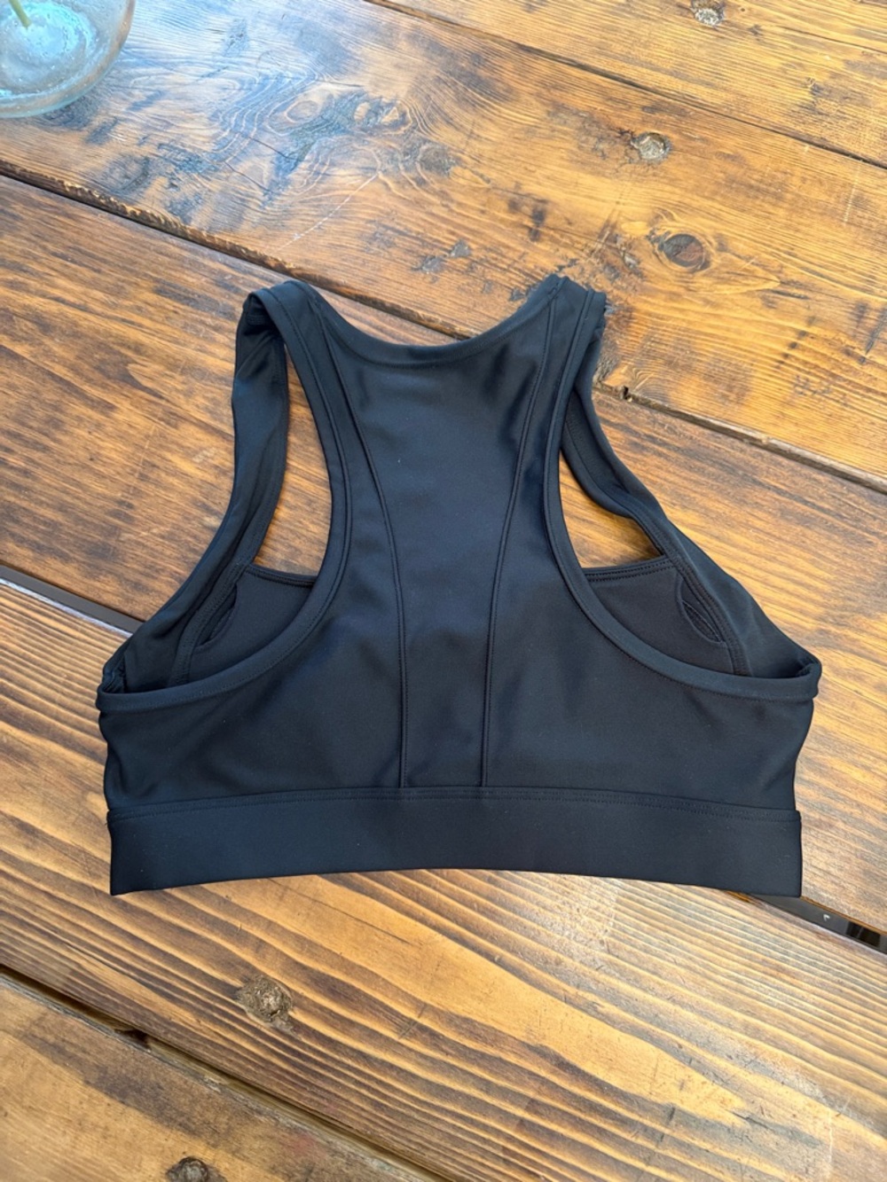 ALO Yoga Black Racerback Padded Sports Bra. Size Medium. Like new - Picture 4 of 7